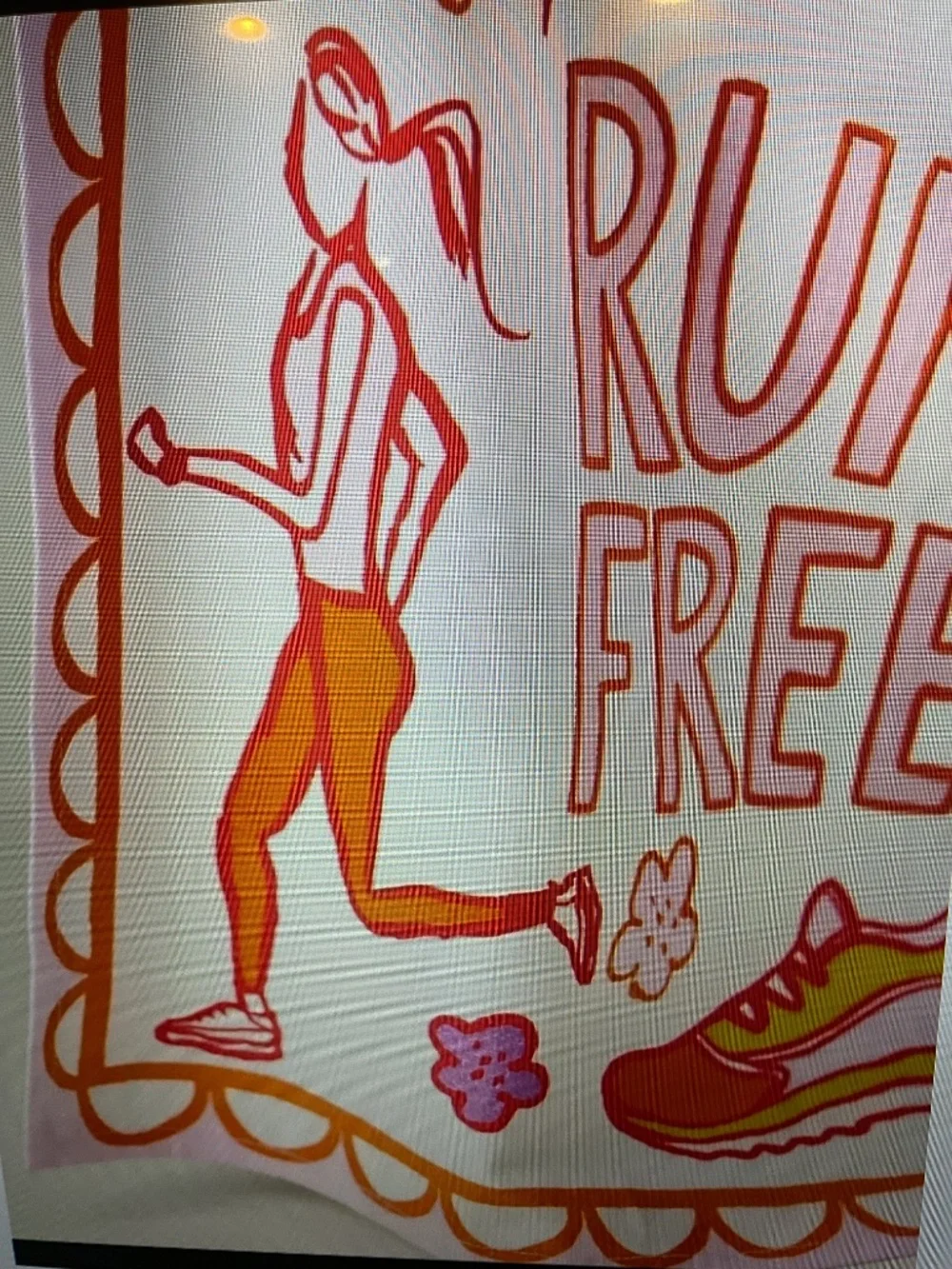 Running Free Hobby Tea Towel